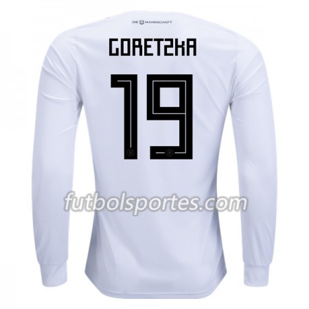 Camisetas Alemania Goretzka 19 Primera Equipacion Mundial 2018 Manga Larga